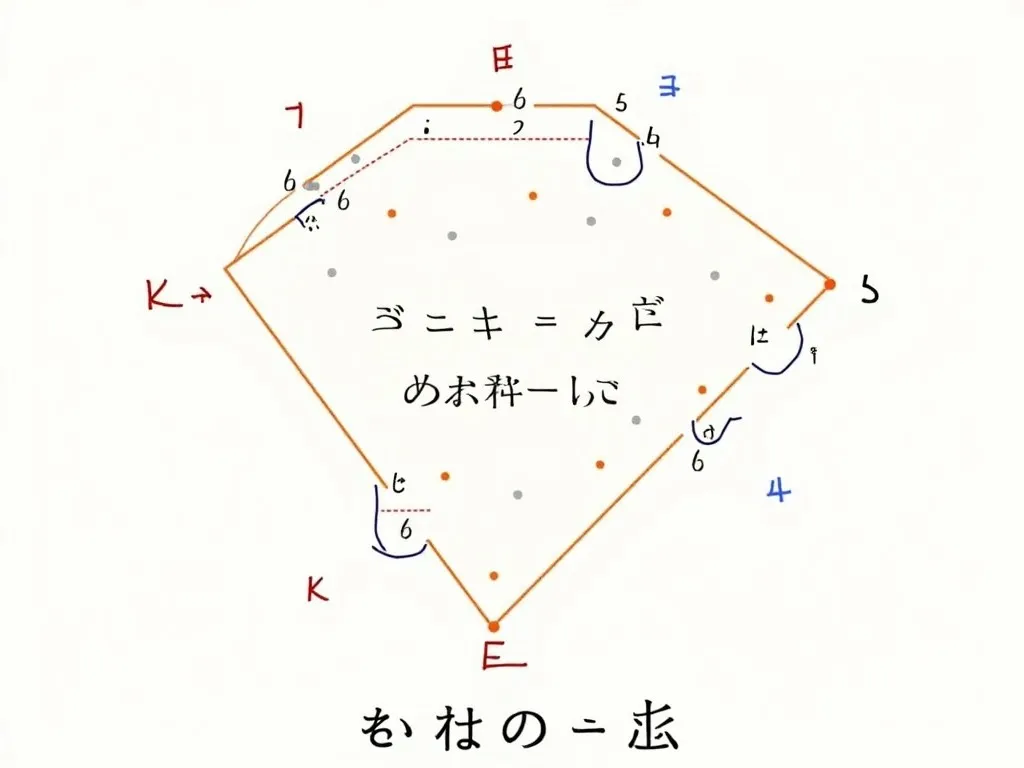 ひし形の面積の公式